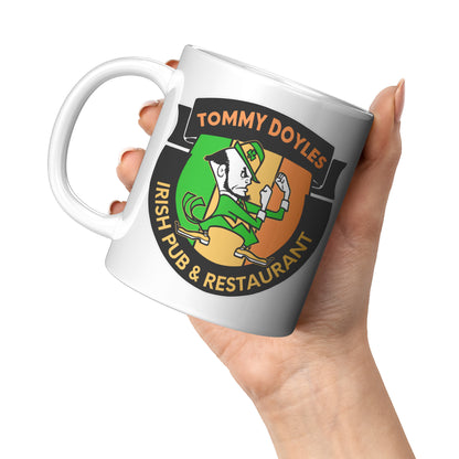 Tommy Doyles 11oz white  coffee mug